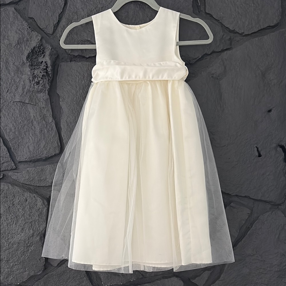 Elegant Cream Kids Dress